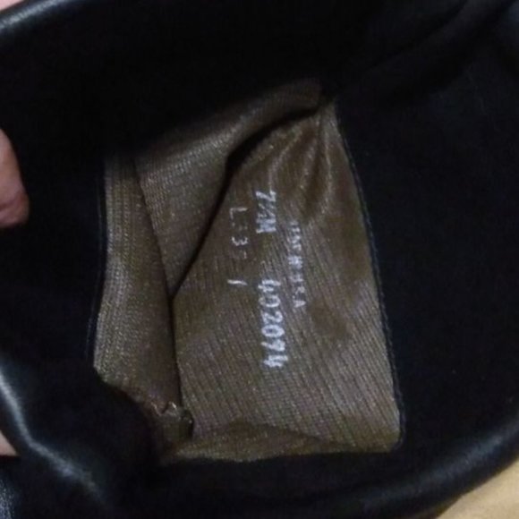 DEXTER vintage black boots, 7  1/2 - Picture 4 of 8